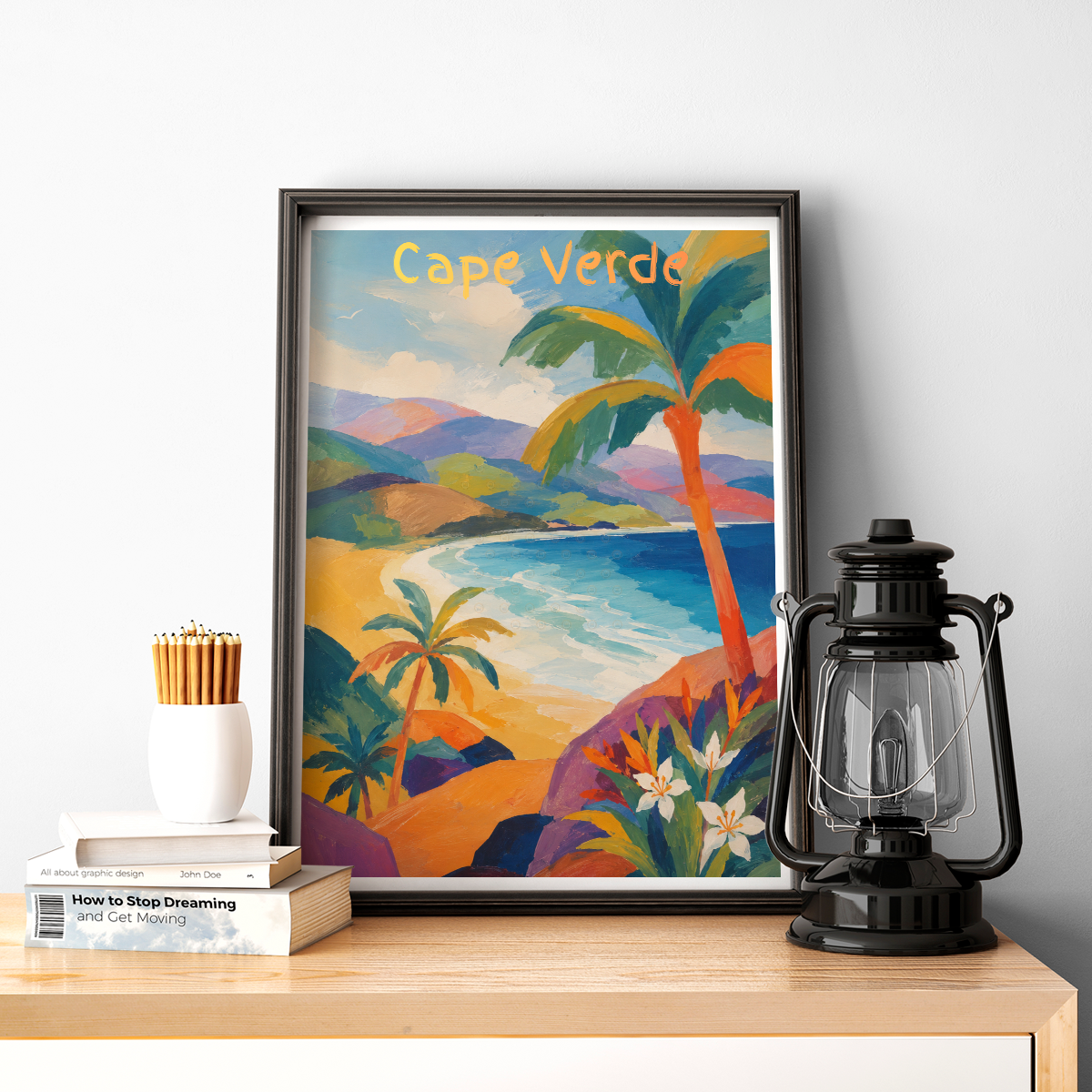Cape Verde - Travel Art Print Wall Deco Poster