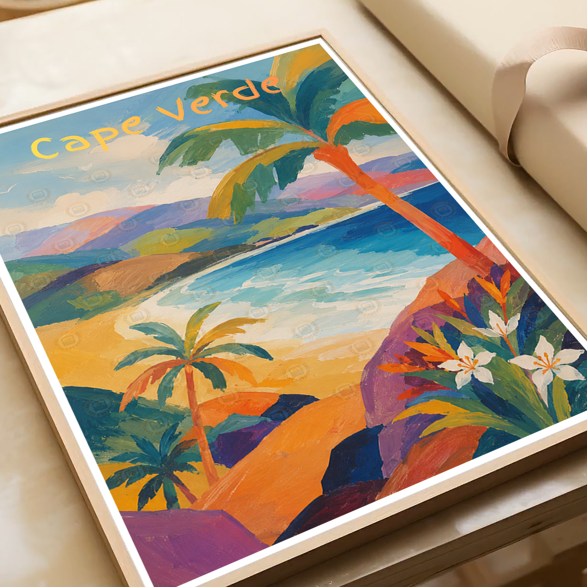 Cape Verde - Travel Art Print Wall Deco Poster