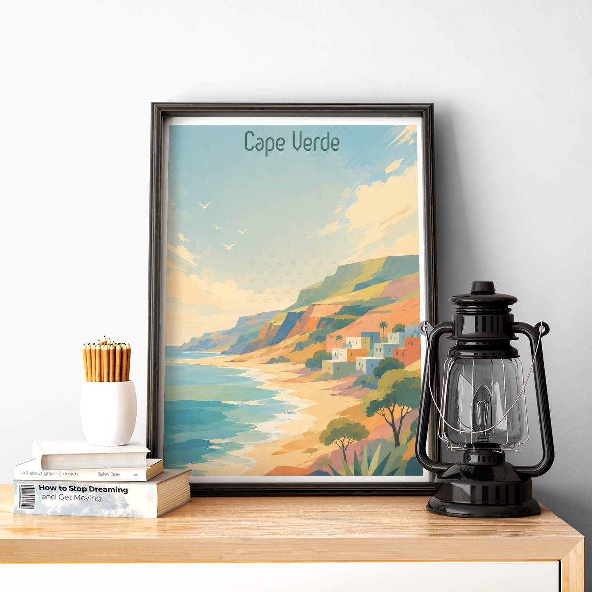Cape Verde - Travel Art Print Wall Deco Poster