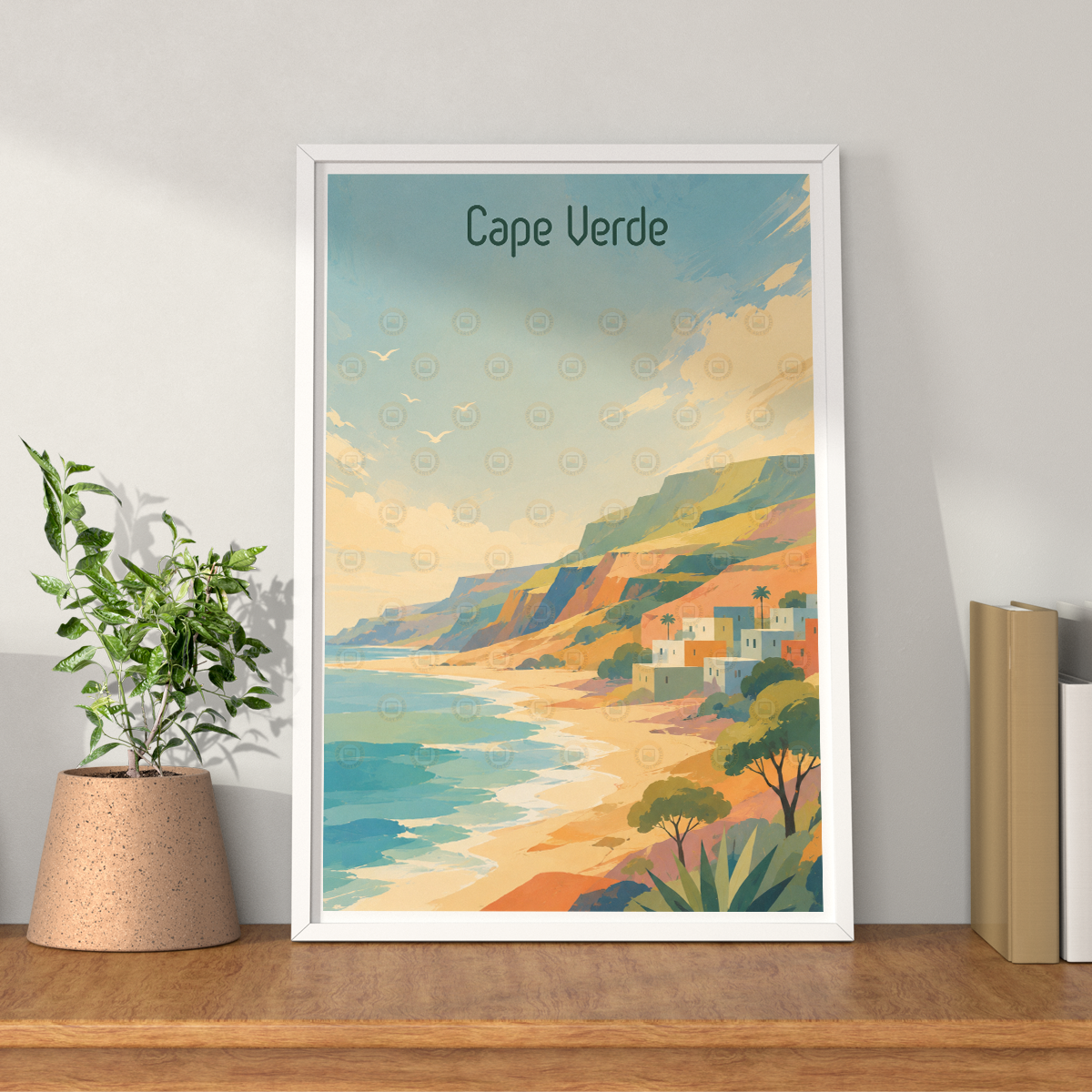 Cape Verde - Travel Art Print Wall Deco Poster