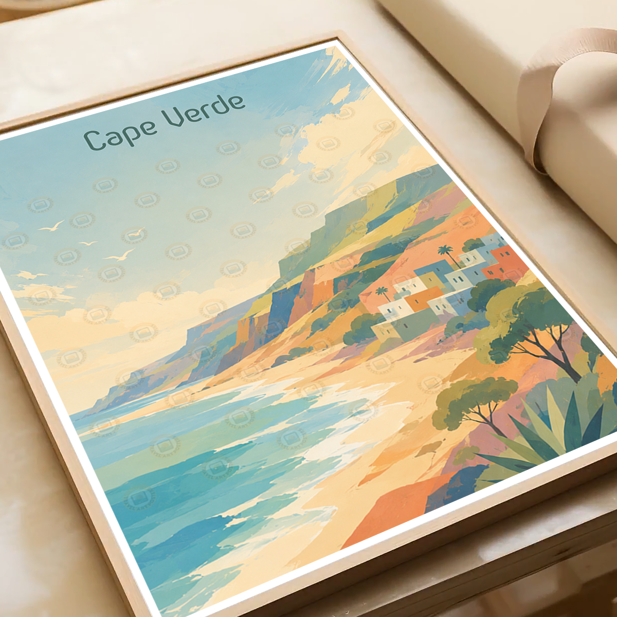 Cape Verde - Travel Art Print Wall Deco Poster