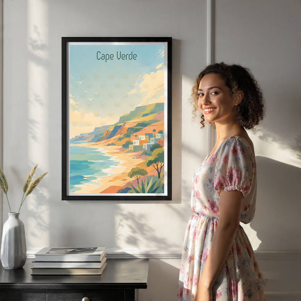 Cape Verde - Travel Art Print Wall Deco Poster