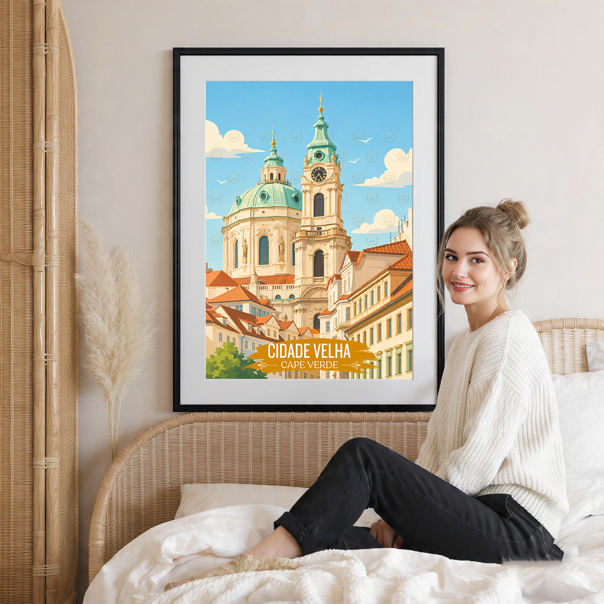 Cidade Velha - Cape Verde - Travel Art Print Wall Deco Poster