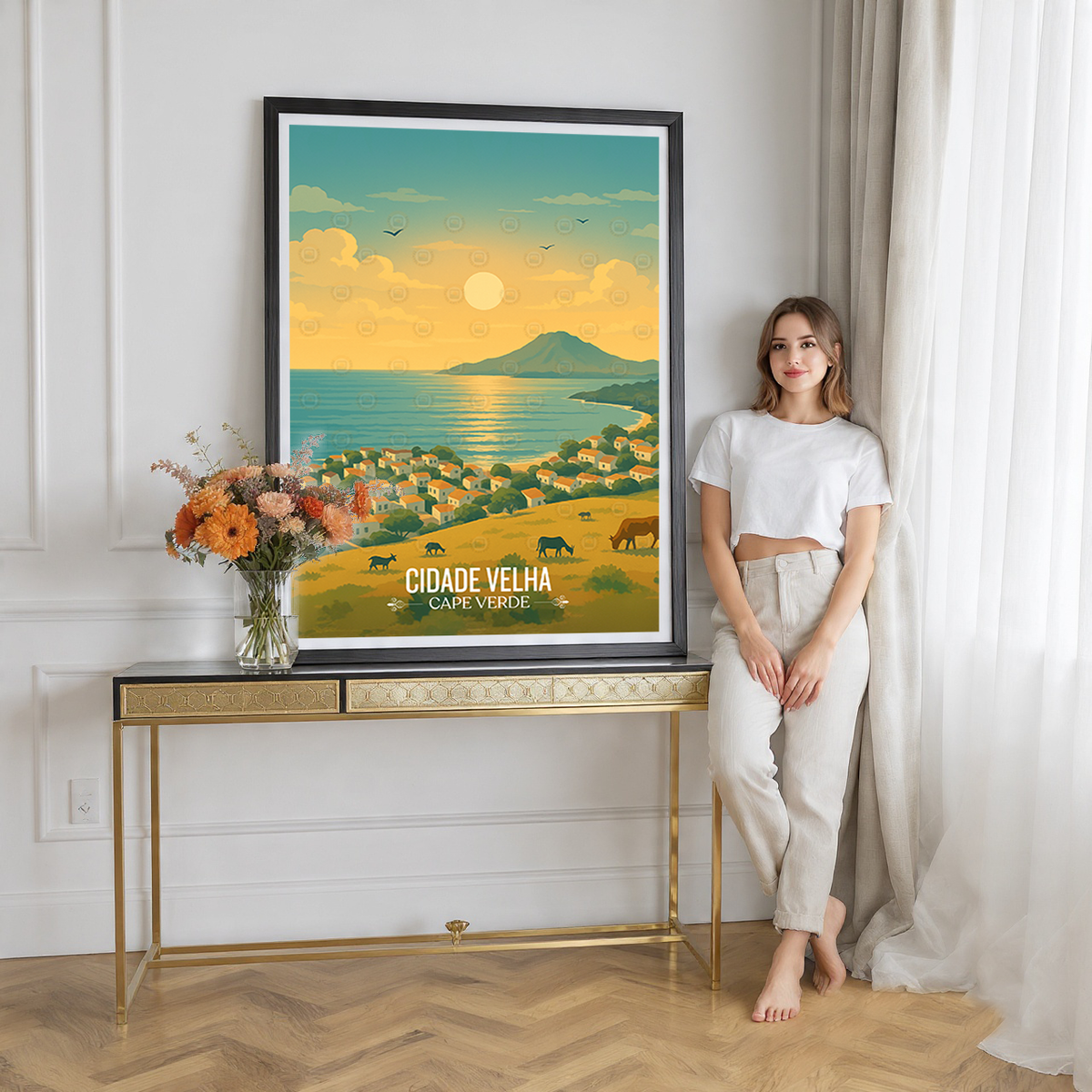 Cidade Velha - Cape Verde - Travel Art Print Wall Deco Poster