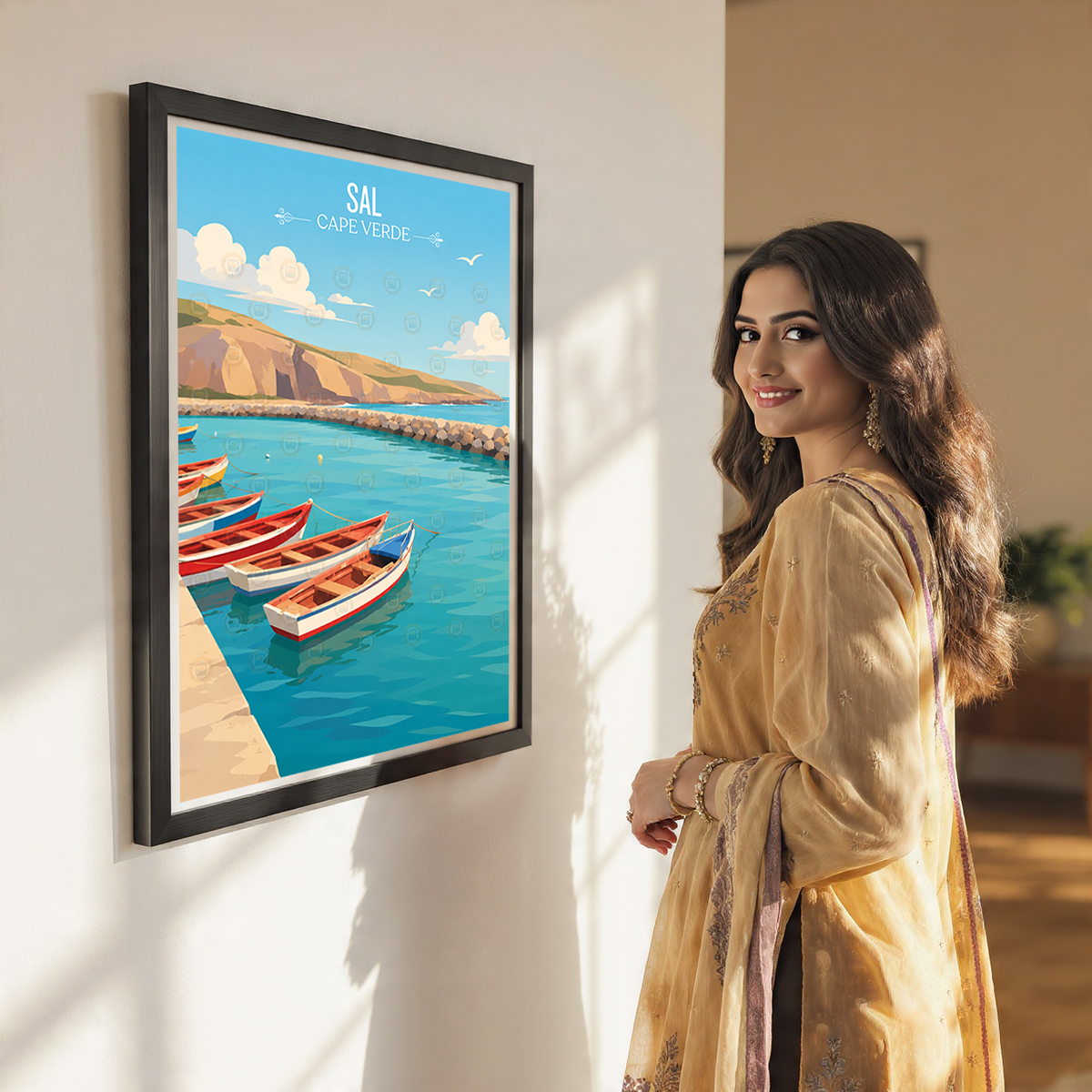 Sal - Cape Verde - Travel Art Print Wall Deco Poster
