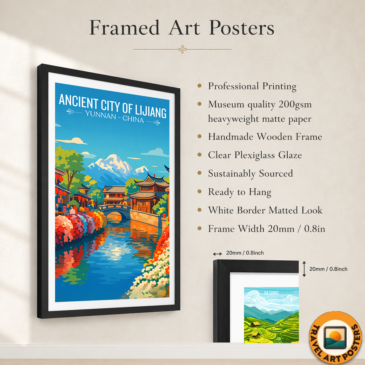 Ancient City of Lijiang - Yunnan - China - Travel Wall Art Print - Art Print - Travel Art Poster