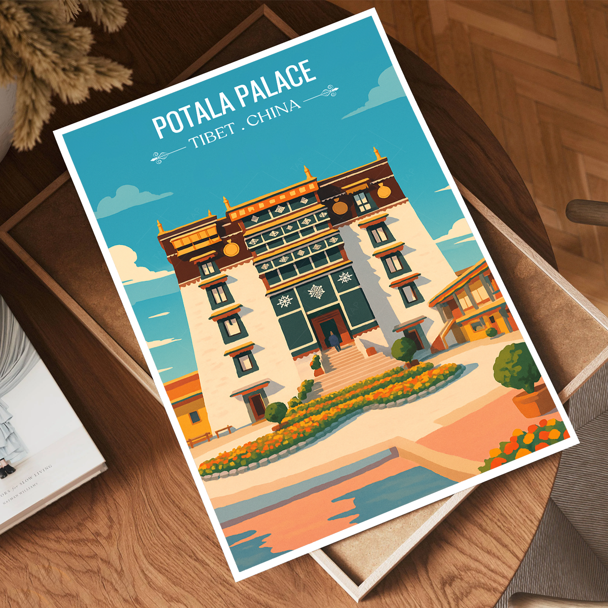 Potala Palace - Tibet - China - Travel Wall Art Print - Art Print - Travel Art Poster