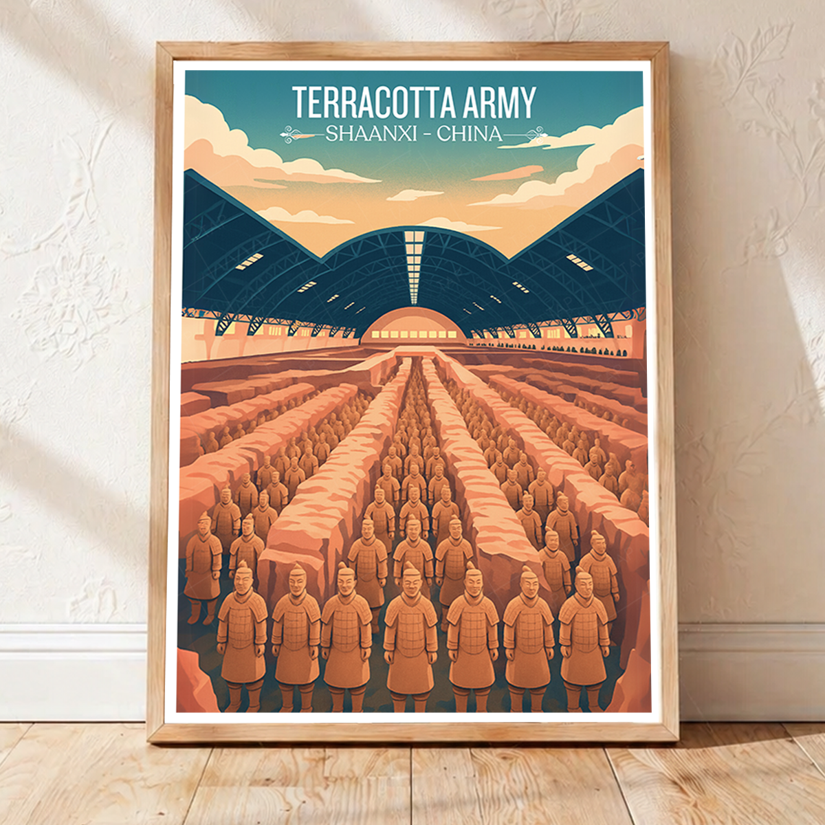 Terracotta Army - China - Travel Wall Art Print Home Deco Poster