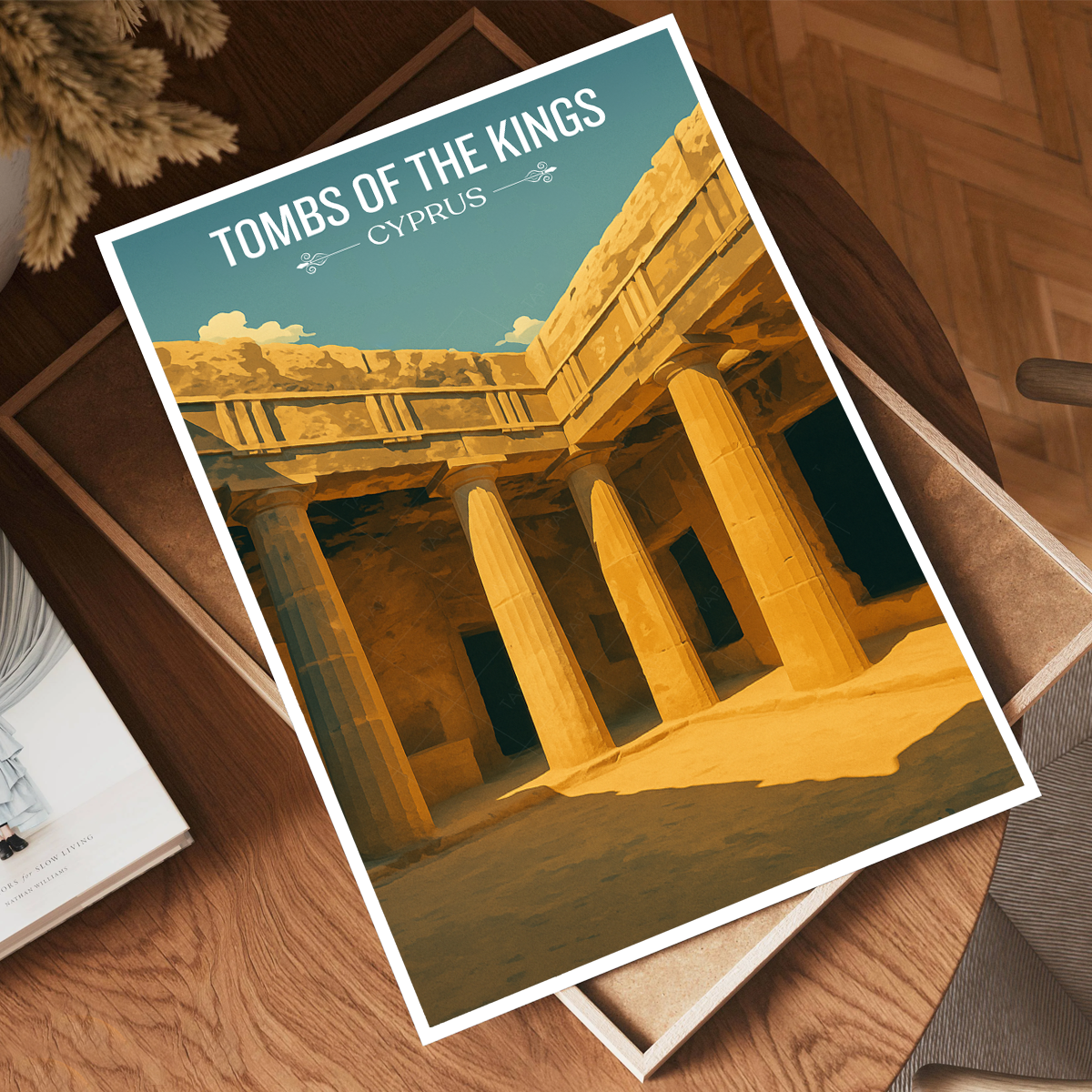Tombs of Kings - Cyprus - Travel Wall Art Print - Art Print - Travel Art Poster