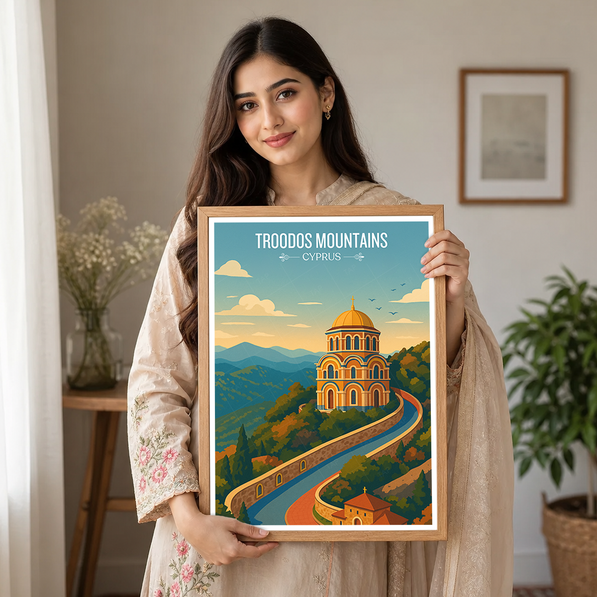Troodos Mountains - Cyprus - Travel Wall Art Print - Art Print - Travel Art Poster