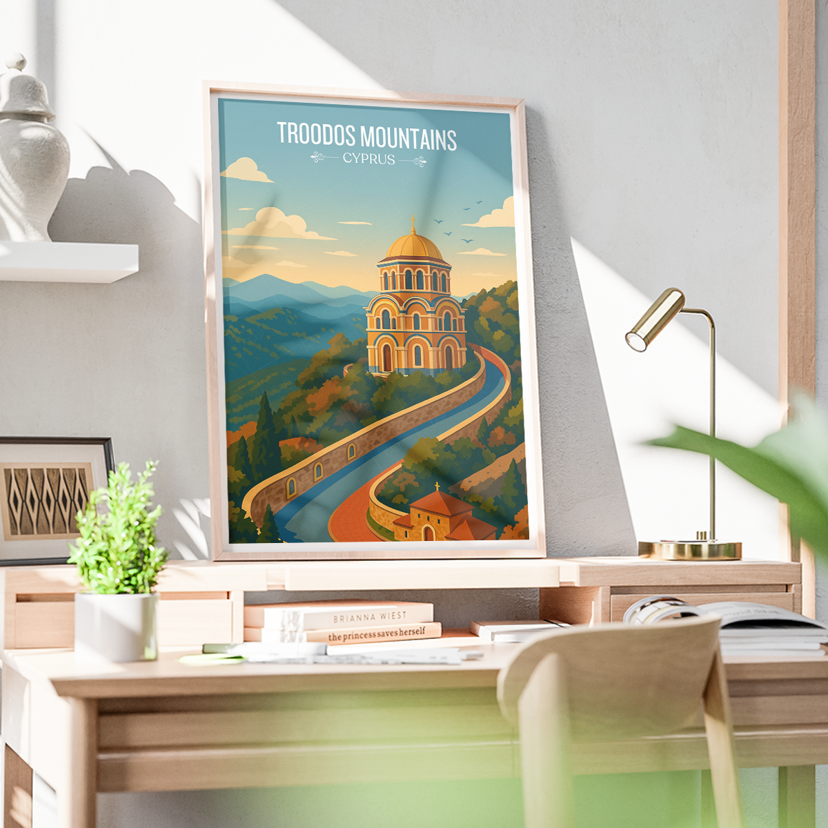 Troodos Mountains - Cyprus - Travel Wall Art Print - Art Print - Travel Art Poster