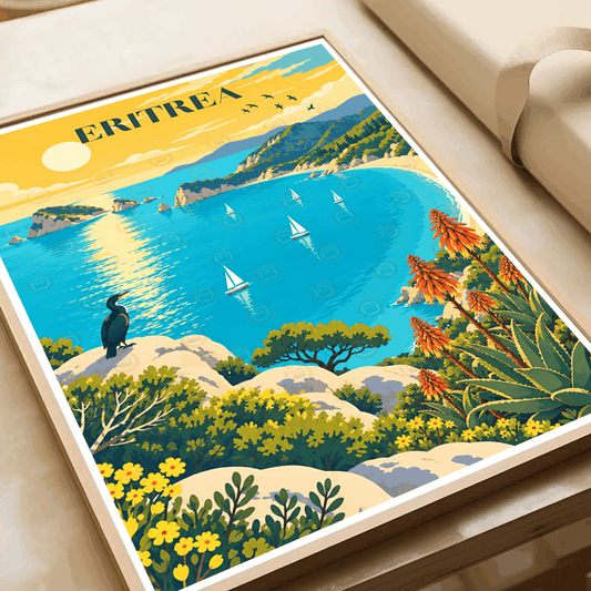 Eritrea - Travel Wall Art Deco Poster Print | Modern Style - Travel Art Poster Print