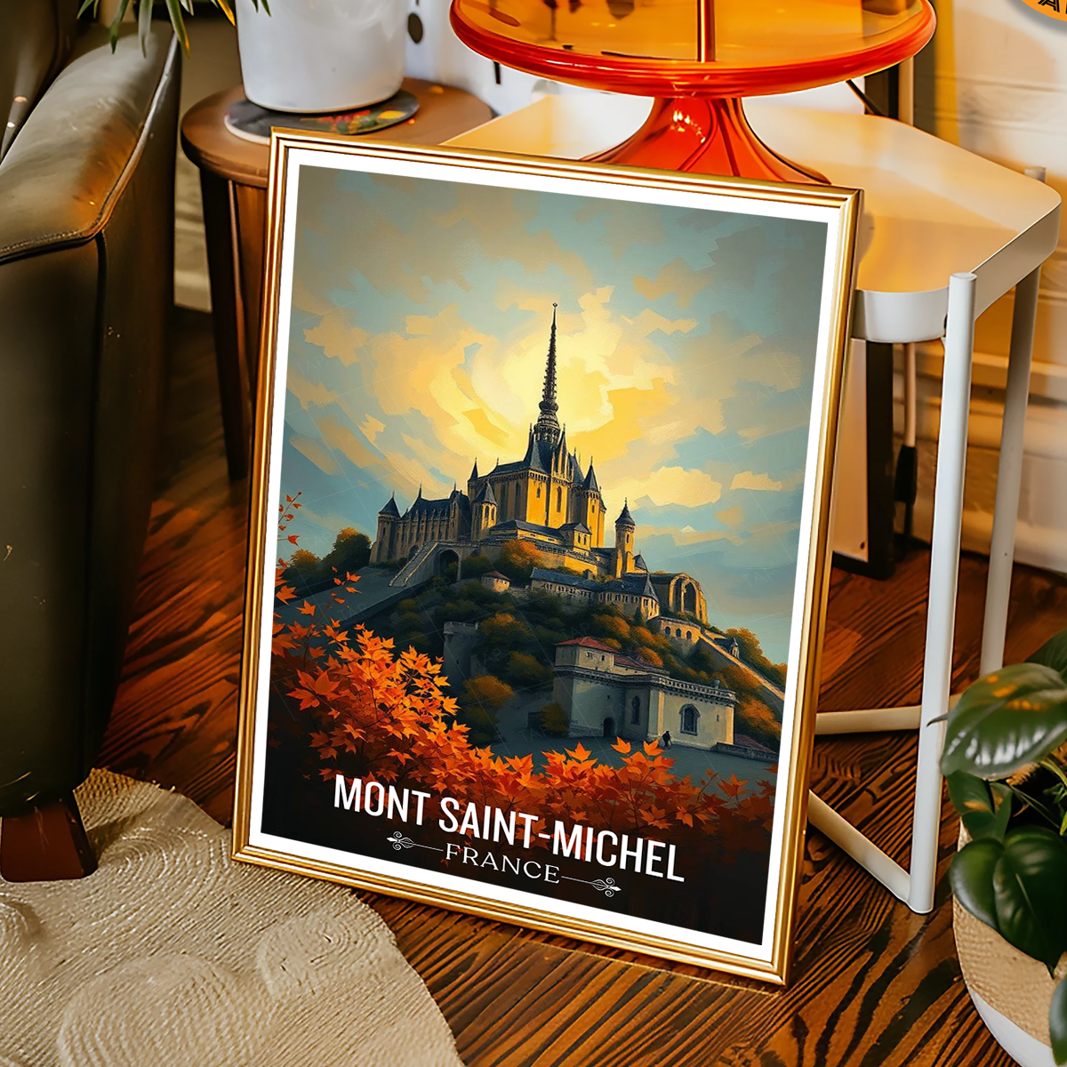 Bastille of the Seas - France - Travel Art Wall Deco Poster - Art Print - Travel Art Poster