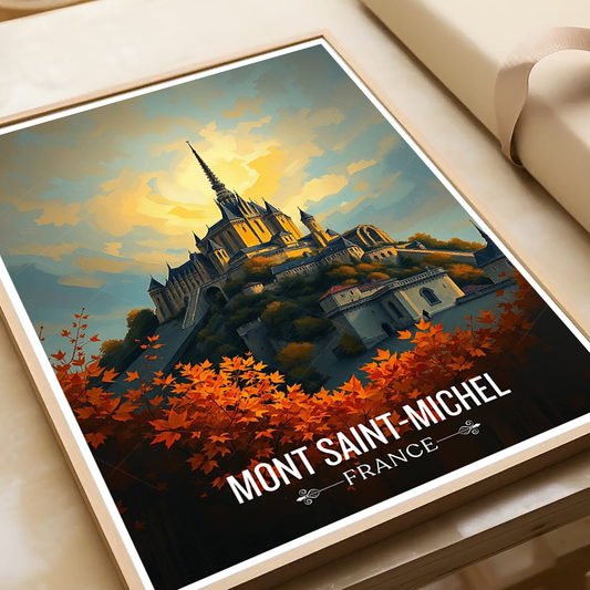 Bastille of the Seas - France - Travel Art Wall Deco Poster - Art Print - Travel Art Poster