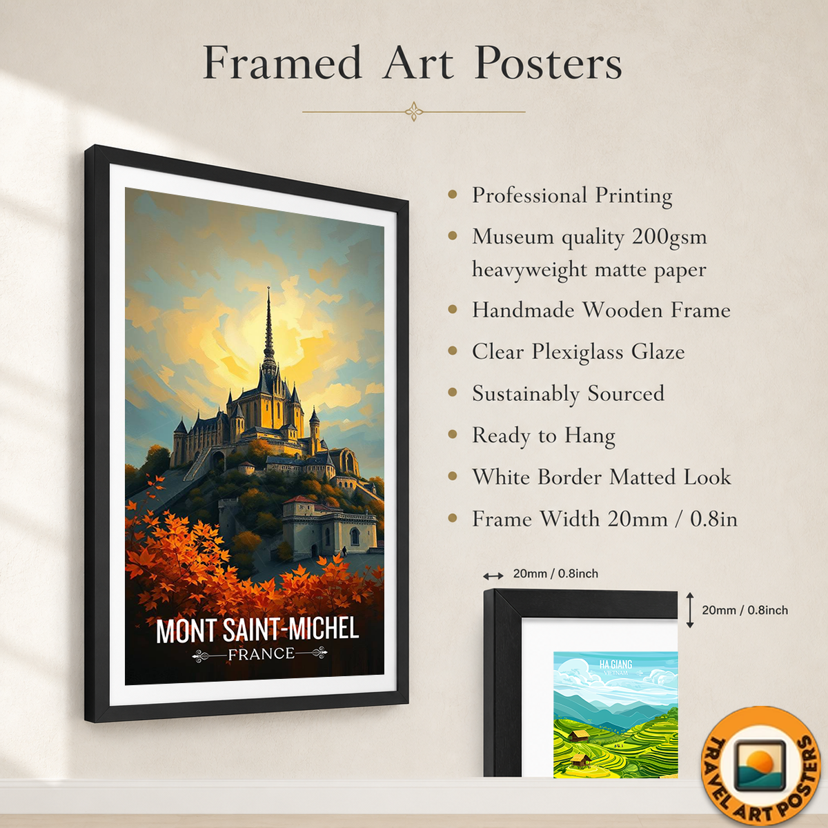 Bastille of the Seas - France - Travel Art Wall Deco Poster - Art Print - Travel Art Poster
