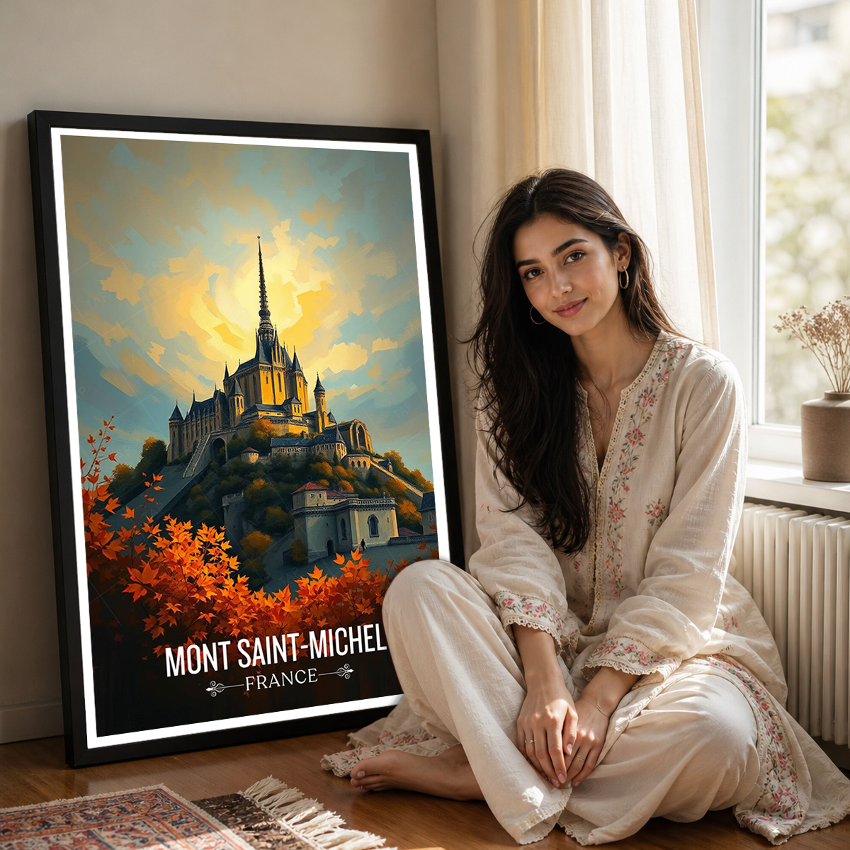 Bastille of the Seas - France - Travel Art Wall Deco Poster - Art Print - Travel Art Poster