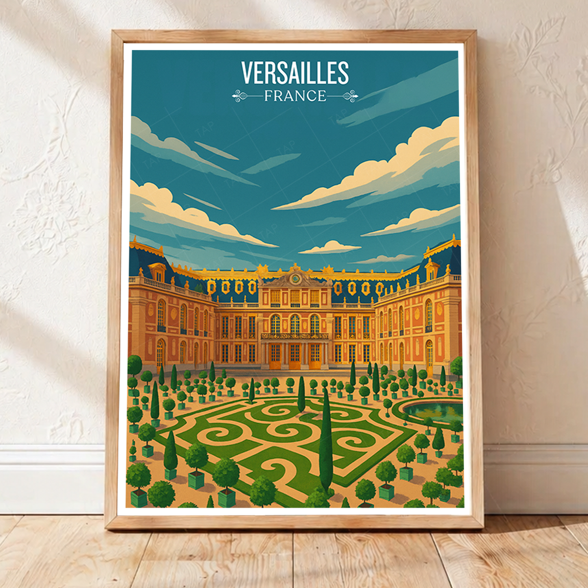 Versailles - France - Travel Art Wall Deco Poster - Art Print - Travel Art Poster