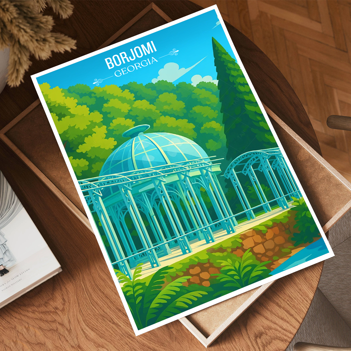 Borjomi City - Georgia - Travel Wall Art Print - Art Print - Travel Art Poster