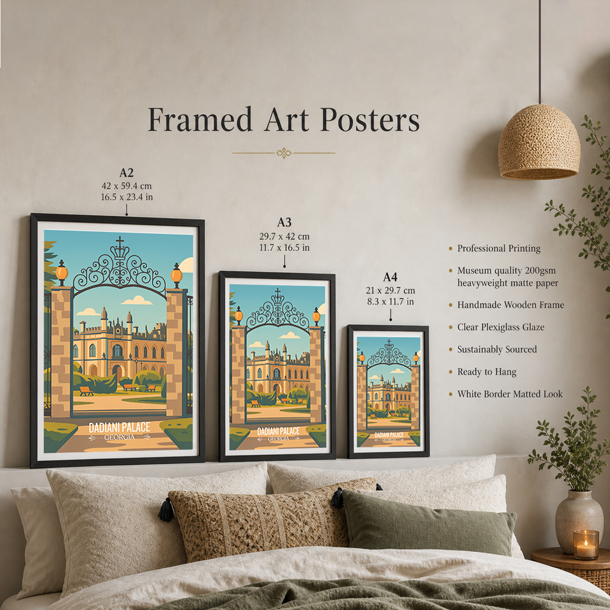 Dadiani Palace - Georgia - Travel Wall Art Print - Art Print - Travel Art Poster