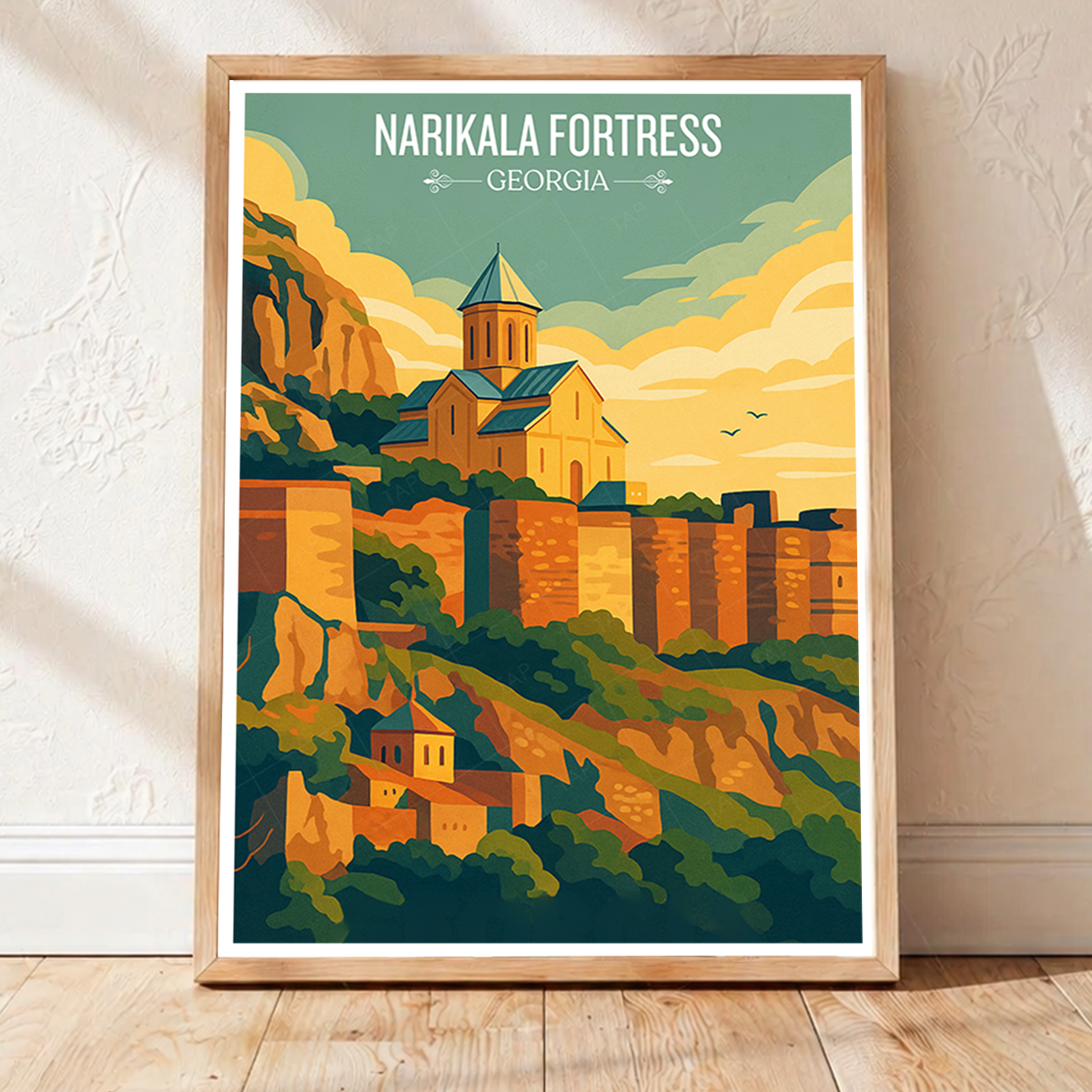 Narikala Fortress – Georgia - Travel Wall Art Print - Art Print - Travel Art Poster