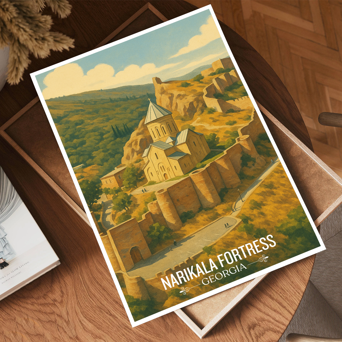 Narikala Fortress - Tbilisi – Georgia - Travel Wall Art Print - Art Print - Travel Art Poster