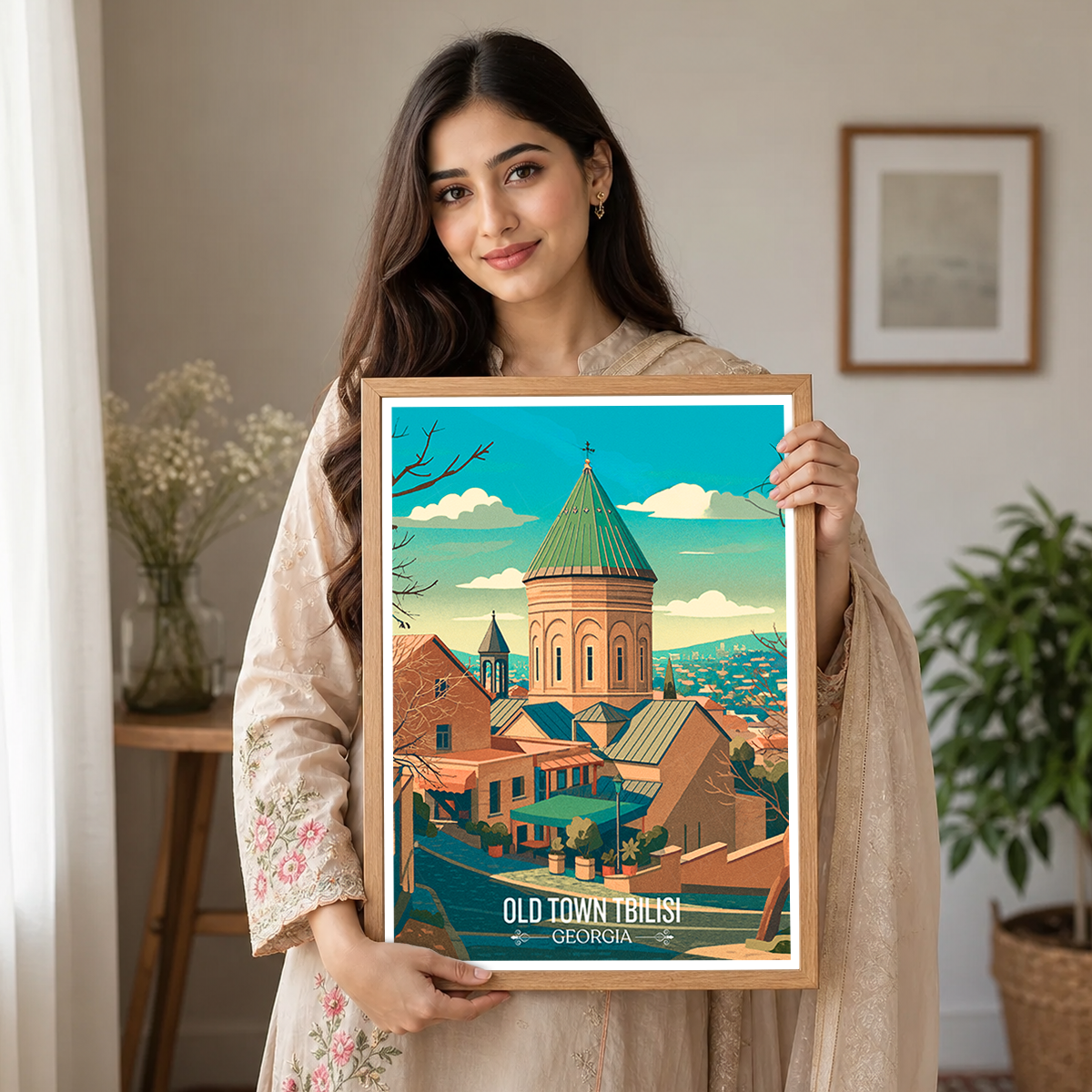 Old Town Tbilisi – Georgia - Travel Wall Art Print - Art Print - Travel Art Poster
