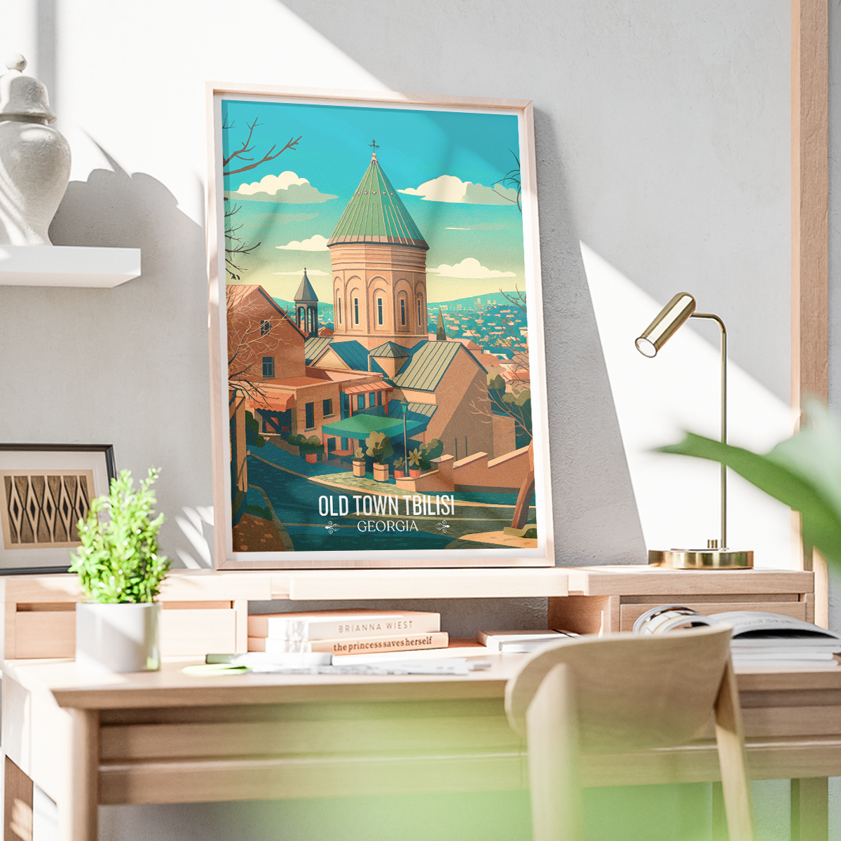 Old Town Tbilisi – Georgia - Travel Wall Art Print - Art Print - Travel Art Poster
