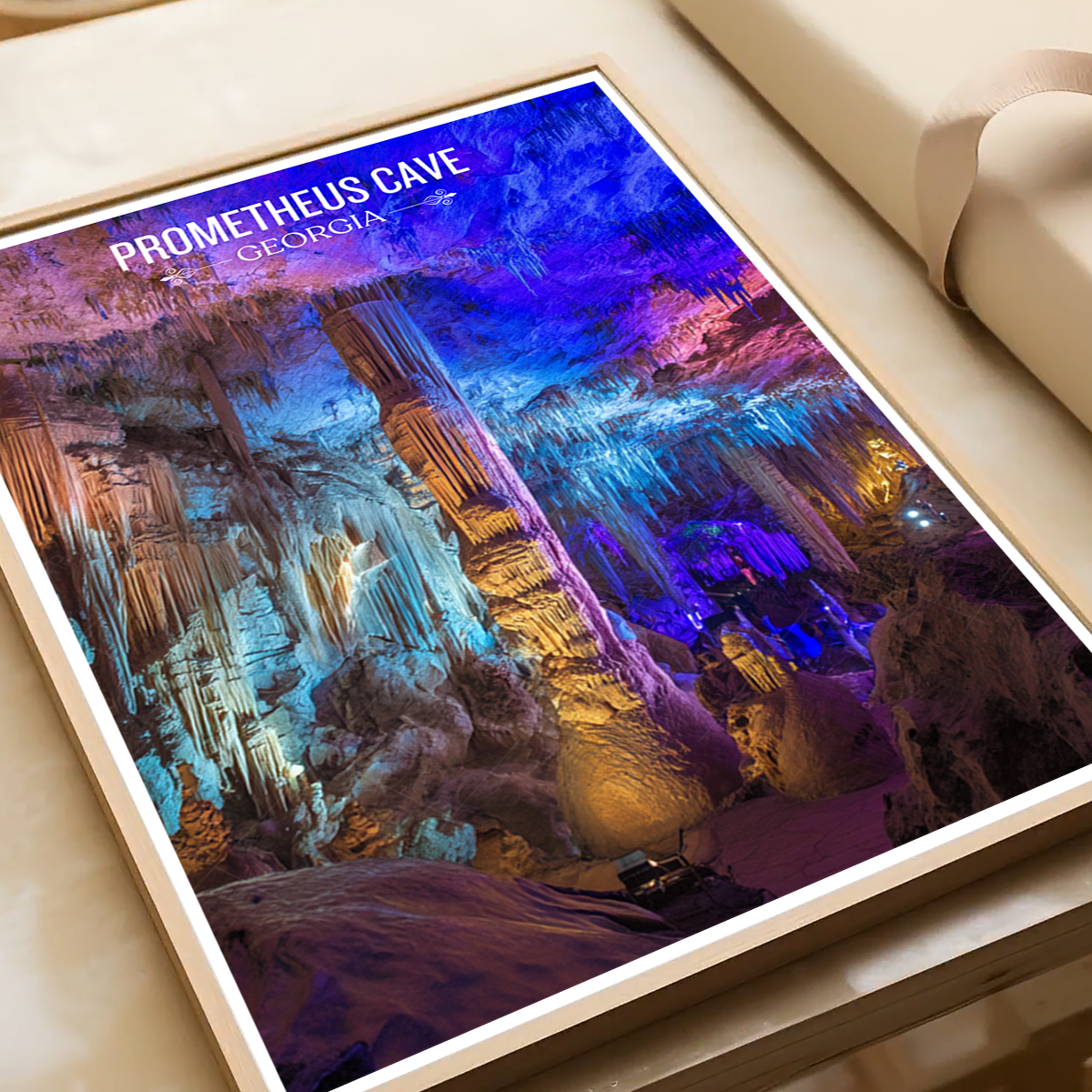 Prometheus Cave – Georgia - Travel Wall Art Print - Art Print - Travel Art Poster