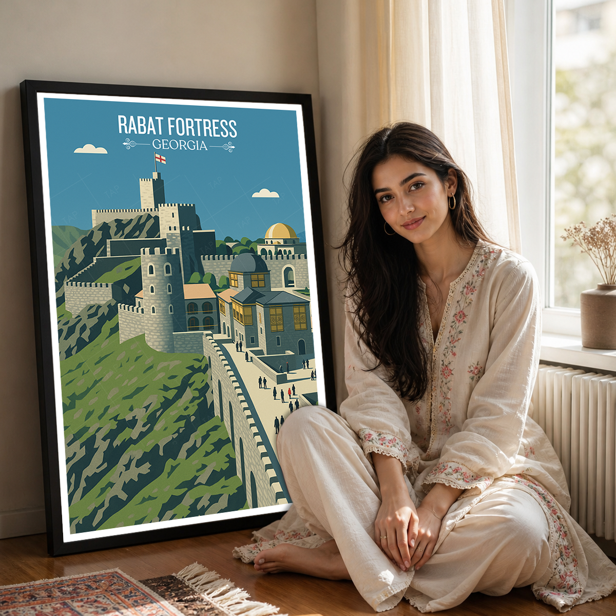 Rabat Fortress – Georgia - Travel Wall Art Print - Art Print - Travel Art Poster