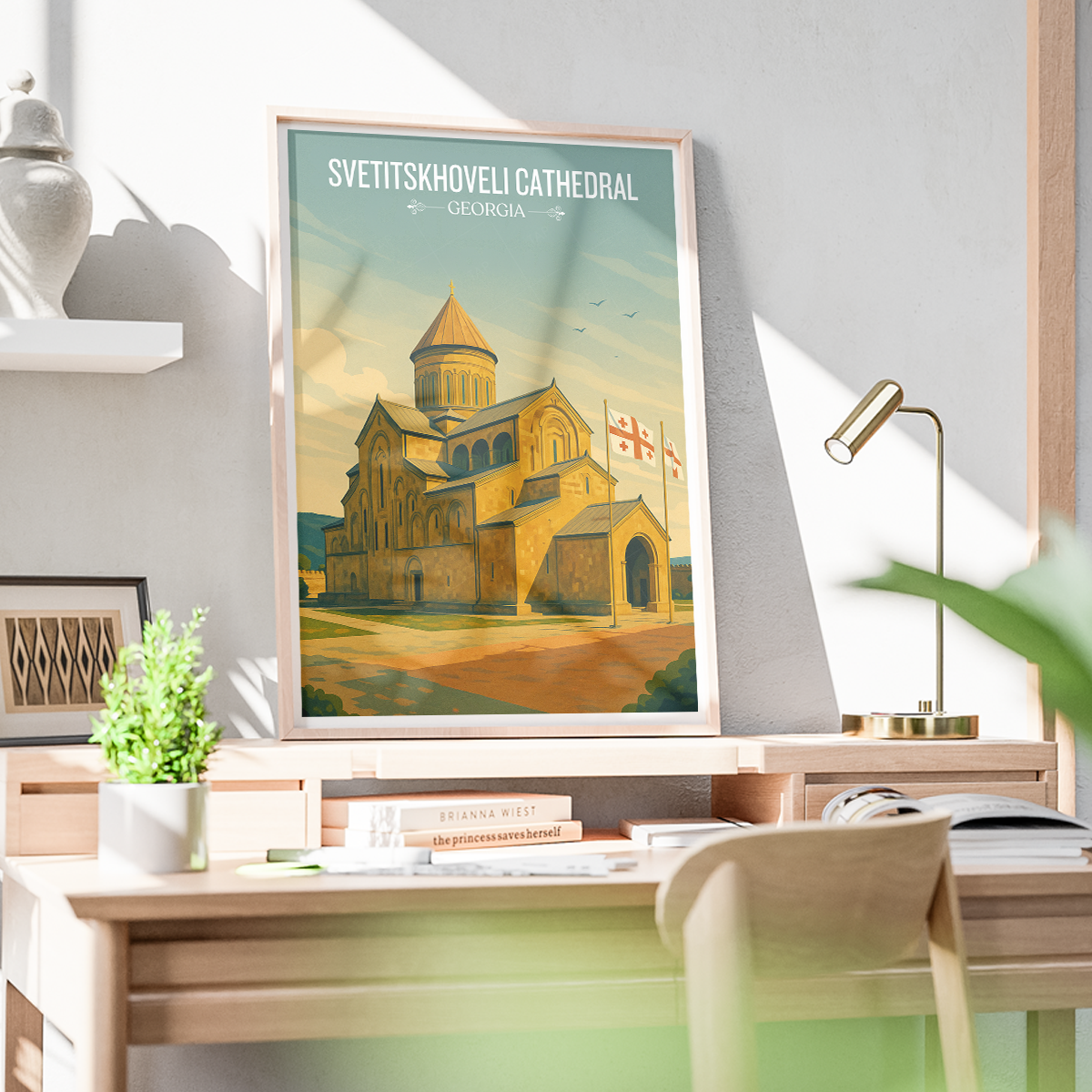 Svetitskhoveli Cathedral – Georgia - Travel Wall Art Print - Art Print - Travel Art Poster