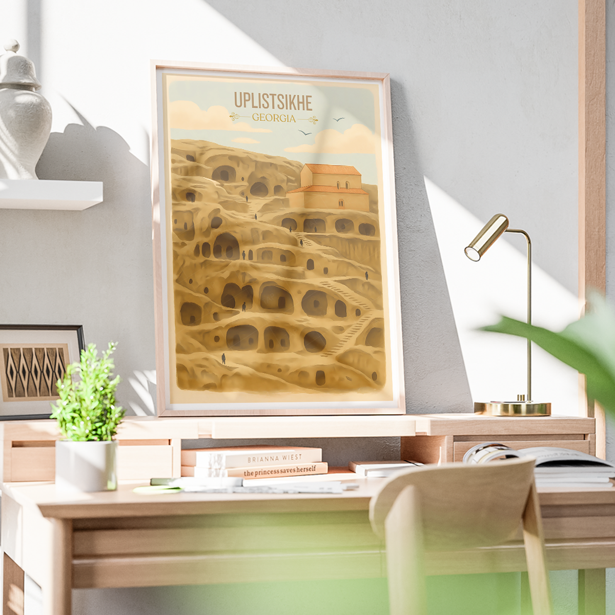 Uplistsikhe Cave City – Georgia - Travel Wall Art Print - Art Print - Travel Art Poster