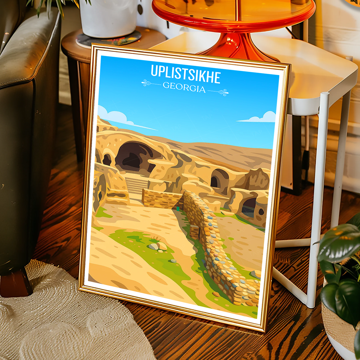 Uplistsikhe – Georgia - Travel Wall Art Print - Art Print - Travel Art Poster
