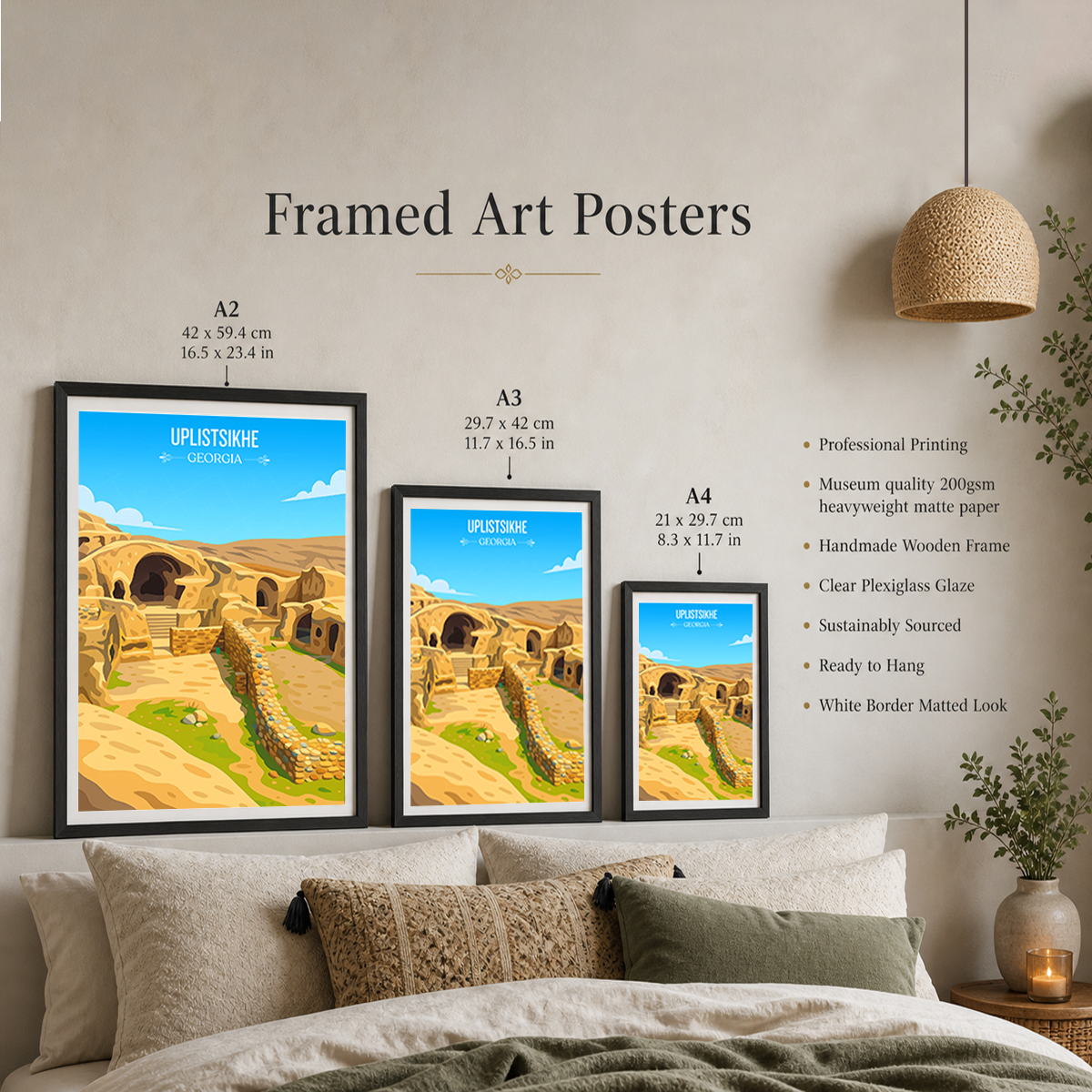 Uplistsikhe – Georgia - Travel Wall Art Print - Art Print - Travel Art Poster