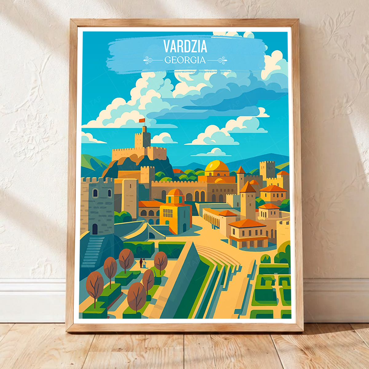 Vardzia – Georgia - Travel Wall Art Print - Art Print - Travel Art Poster
