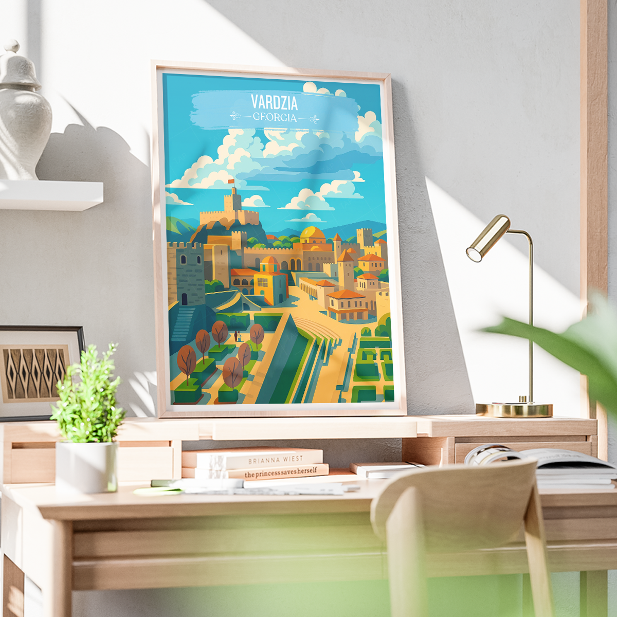 Vardzia – Georgia - Travel Wall Art Print - Art Print - Travel Art Poster