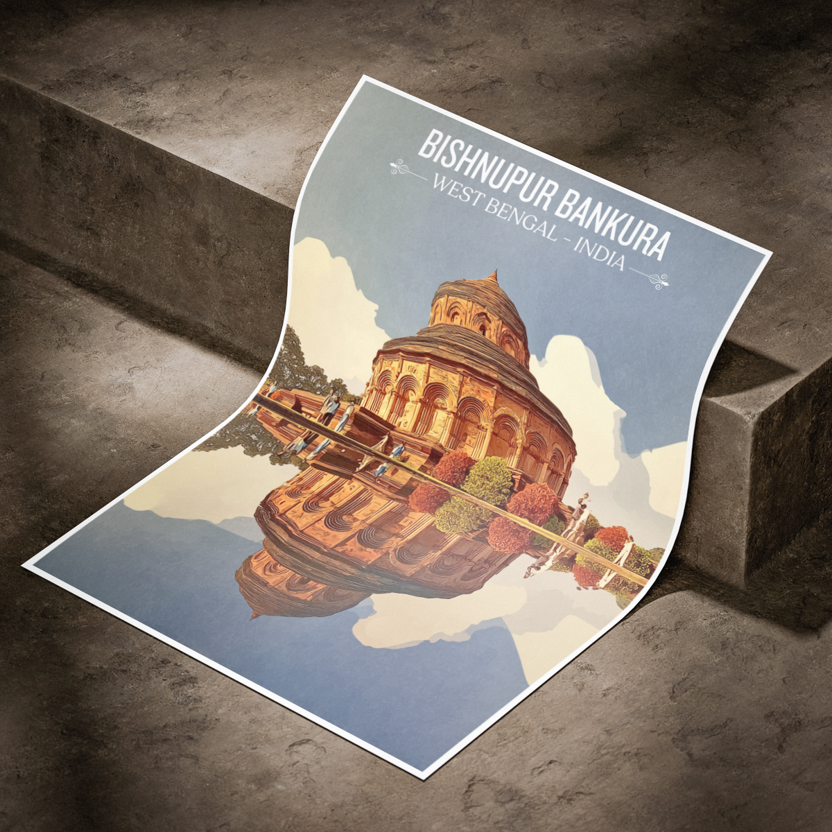 Bishnupur Bankura - West Bengal - India - Travel Wall Art Print - Art Print - Travel Art Poster
