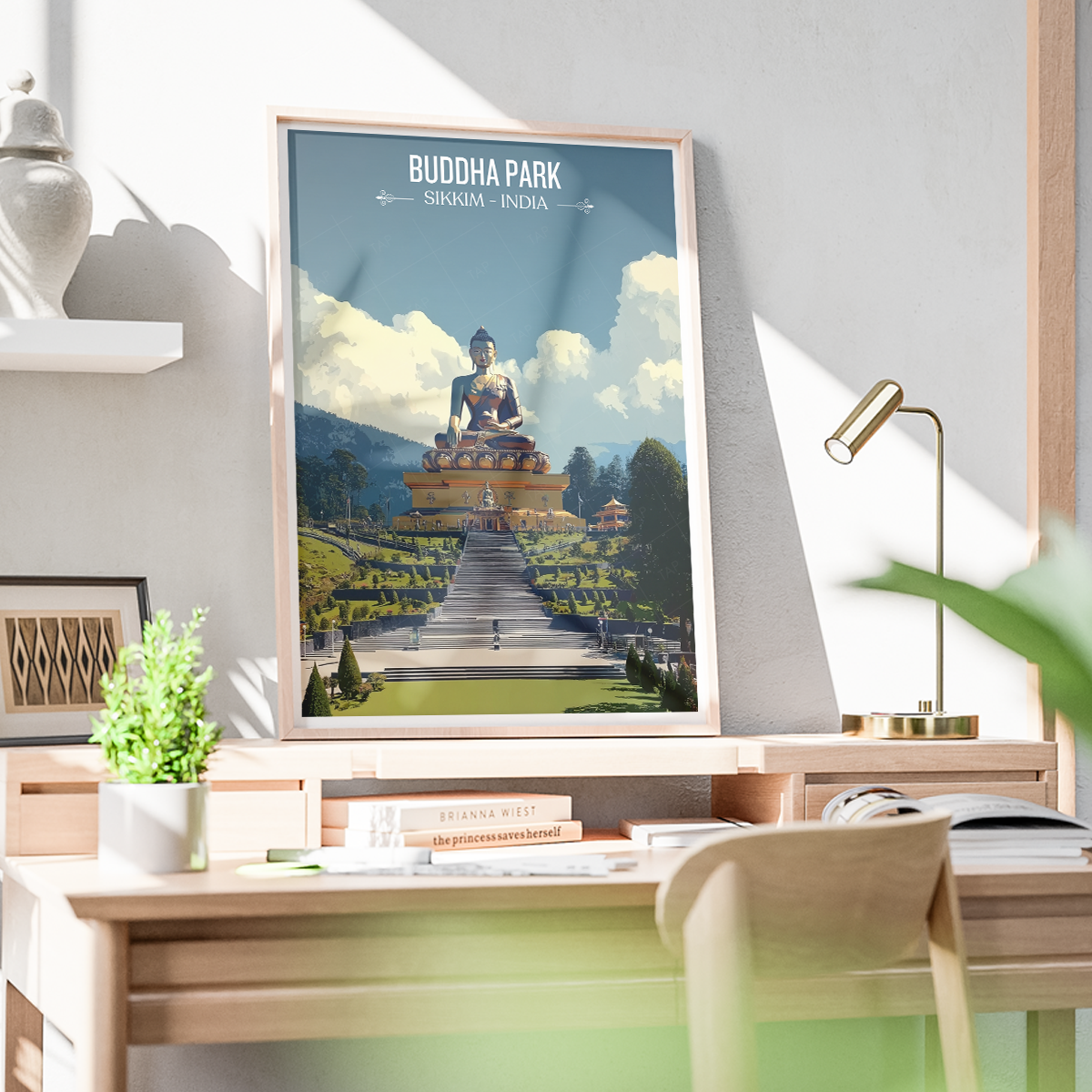 Buddha Park - Sikkim - India - Travel Wall Art Print Poster - Art Print - Travel Art Poster