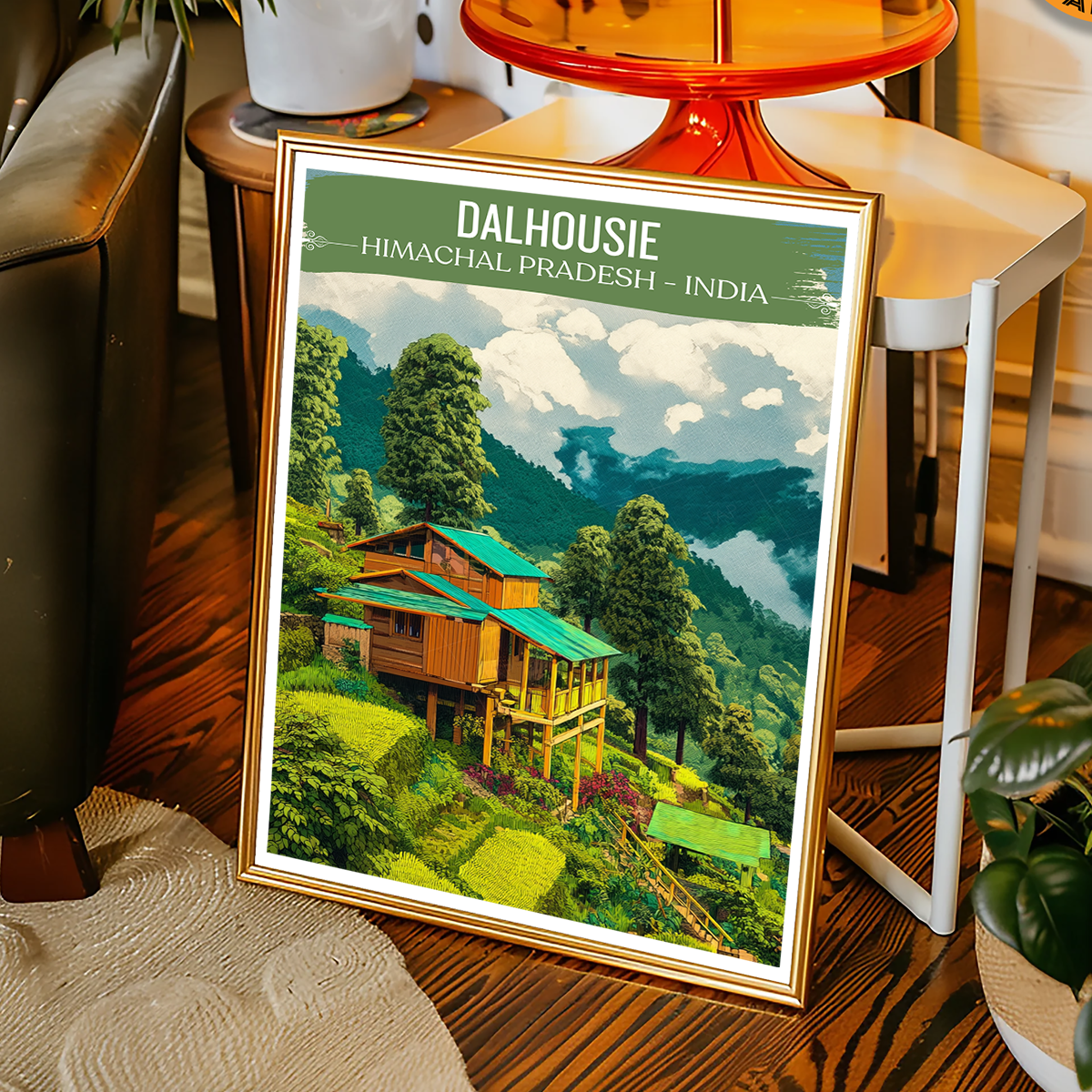 Dalhousie - Himachal Pradesh - India - Travel Wall Art Print Poster - Art Print - Travel Art Poster
