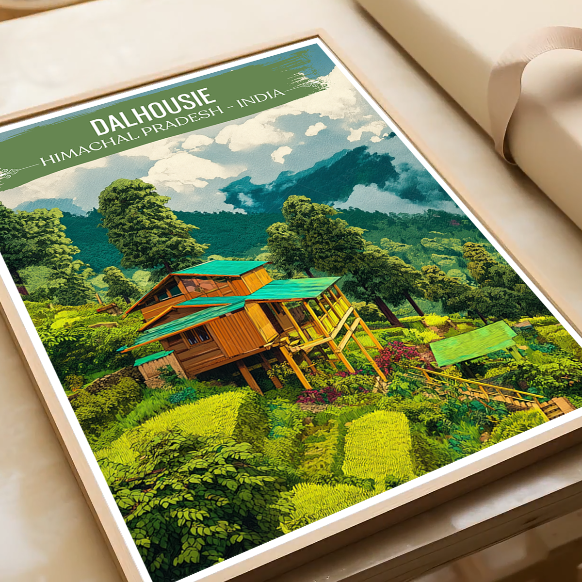 Dalhousie - Himachal Pradesh - India - Travel Wall Art Print Poster - Art Print - Travel Art Poster