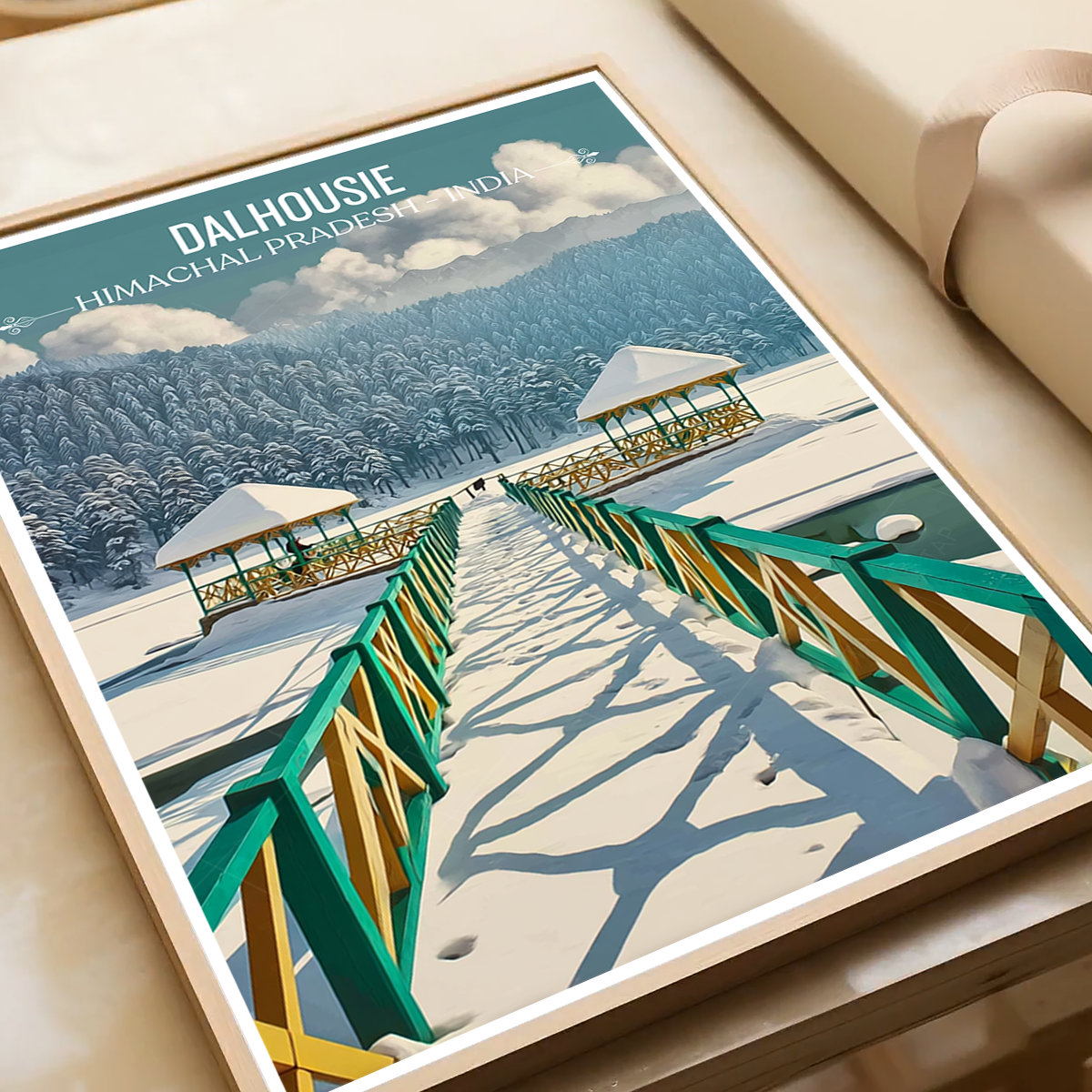 Dalhousie Resort - Himachal Pradesh - India - Travel Wall Art Print Poster - Art Print - Travel Art Poster