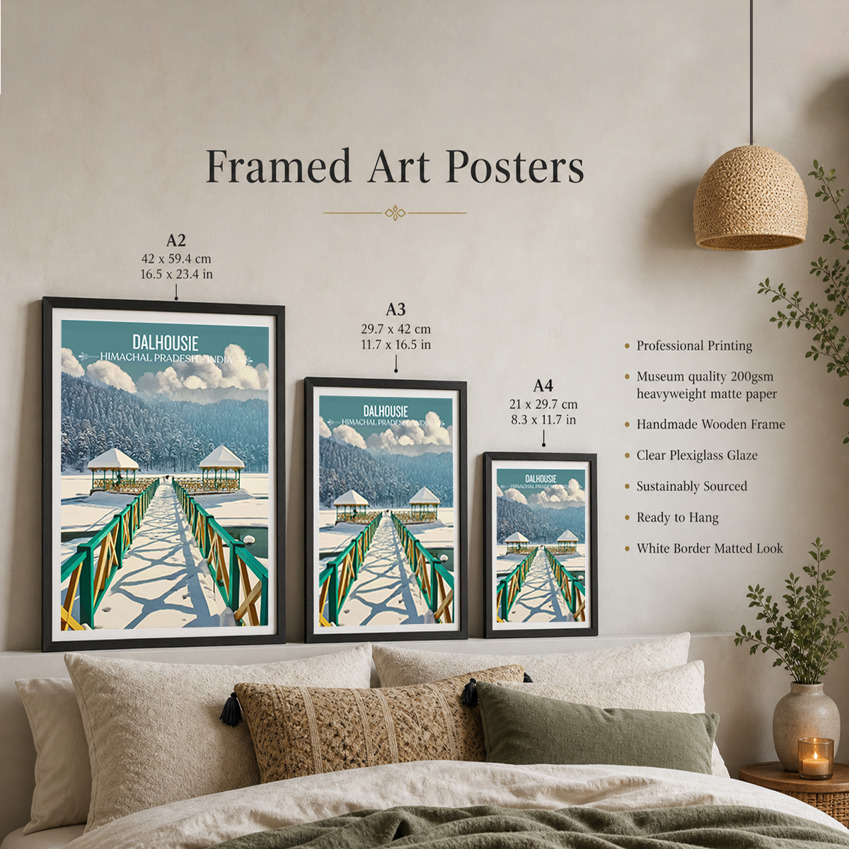 Dalhousie Resort - Himachal Pradesh - India - Travel Wall Art Print Poster - Art Print - Travel Art Poster