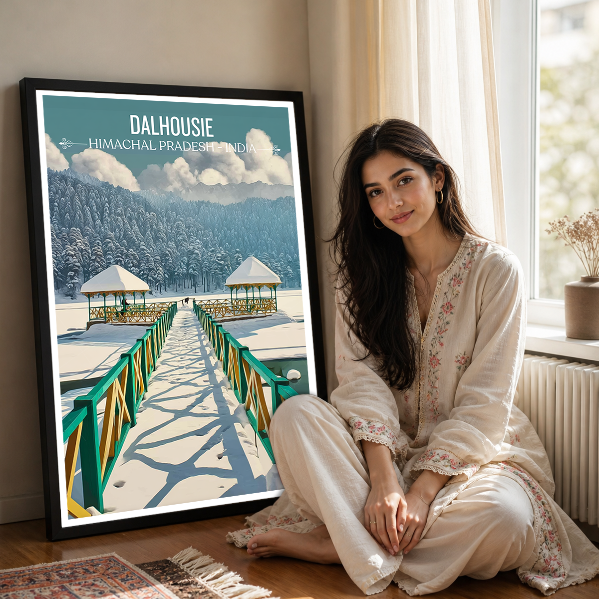 Dalhousie Resort - Himachal Pradesh - India - Travel Wall Art Print Poster - Art Print - Travel Art Poster