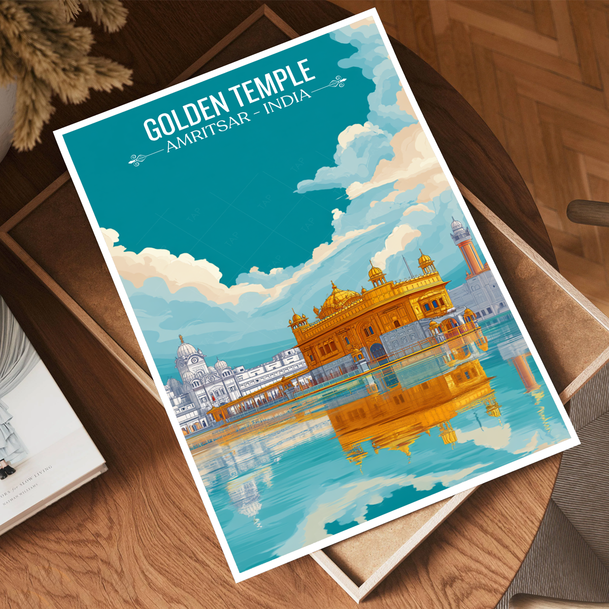 Golden Temple - Amritsar - Travel Wall Art Print Poster - Art Print - Travel Art Poster