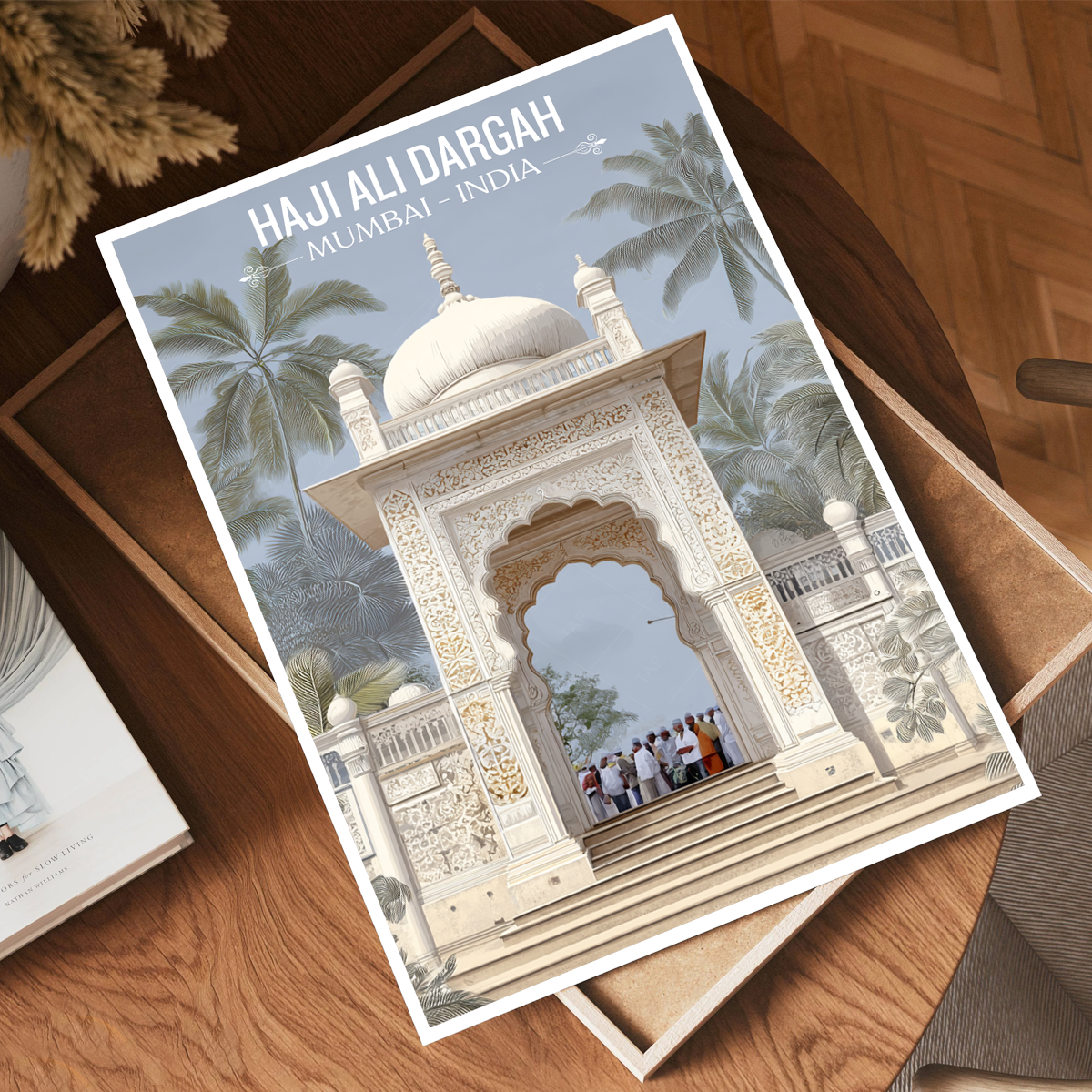 Haji Ali Dargah - Mumbai - Travel Wall Art Print Poster - Art Print - Travel Art Poster