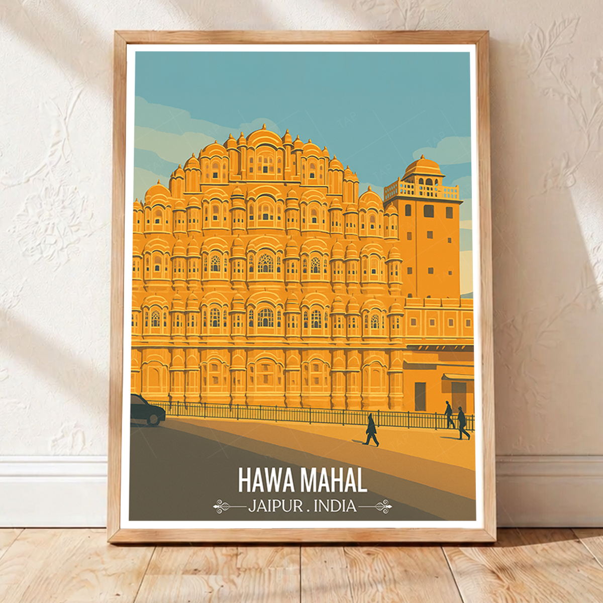 Hawa Mahal - Jaipur - Travel Wall Art Print Poster - Art Print - Travel Art Poster