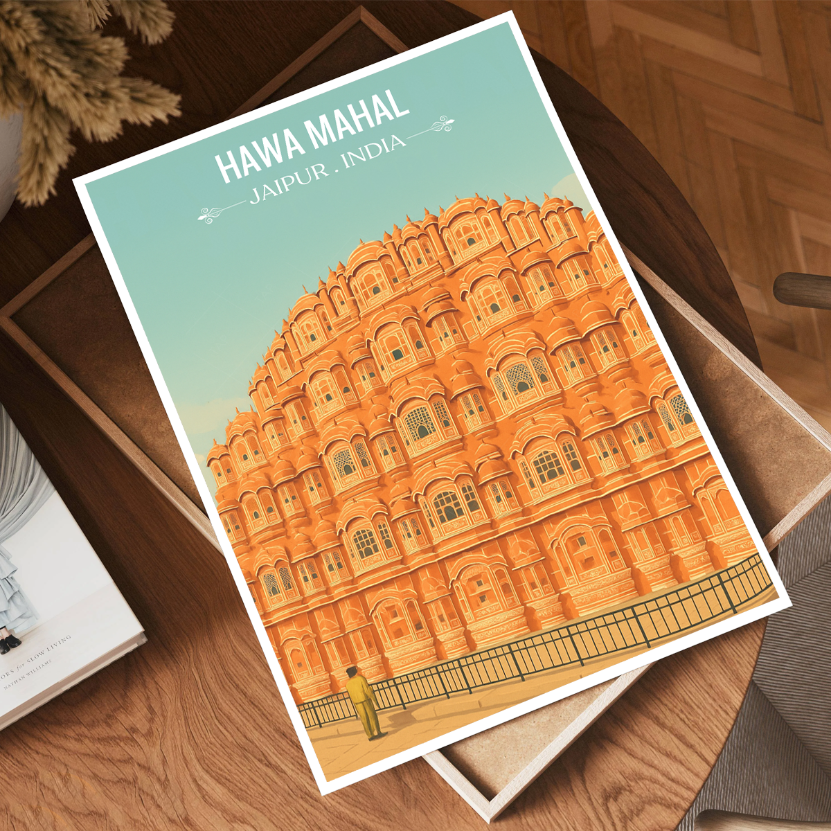 Win Palace Hawa Mahal - Jaipur - Travel Wall Art Print Poster - Art Print - Travel Art Poster