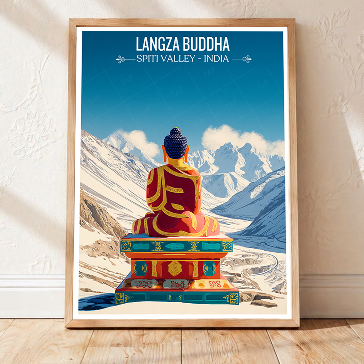 Langza Spiritual Buddha - Spiti Valley - India - Travel Wall Art Print Poster - Art Print - Travel Art Poster