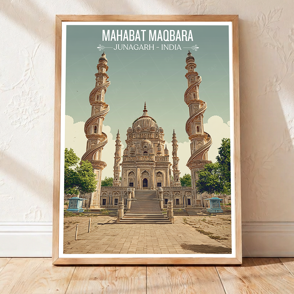 Mahabt Maqbara - Junagarh - India - Travel Wall Art Print Poster - Art Print - Travel Art Poster