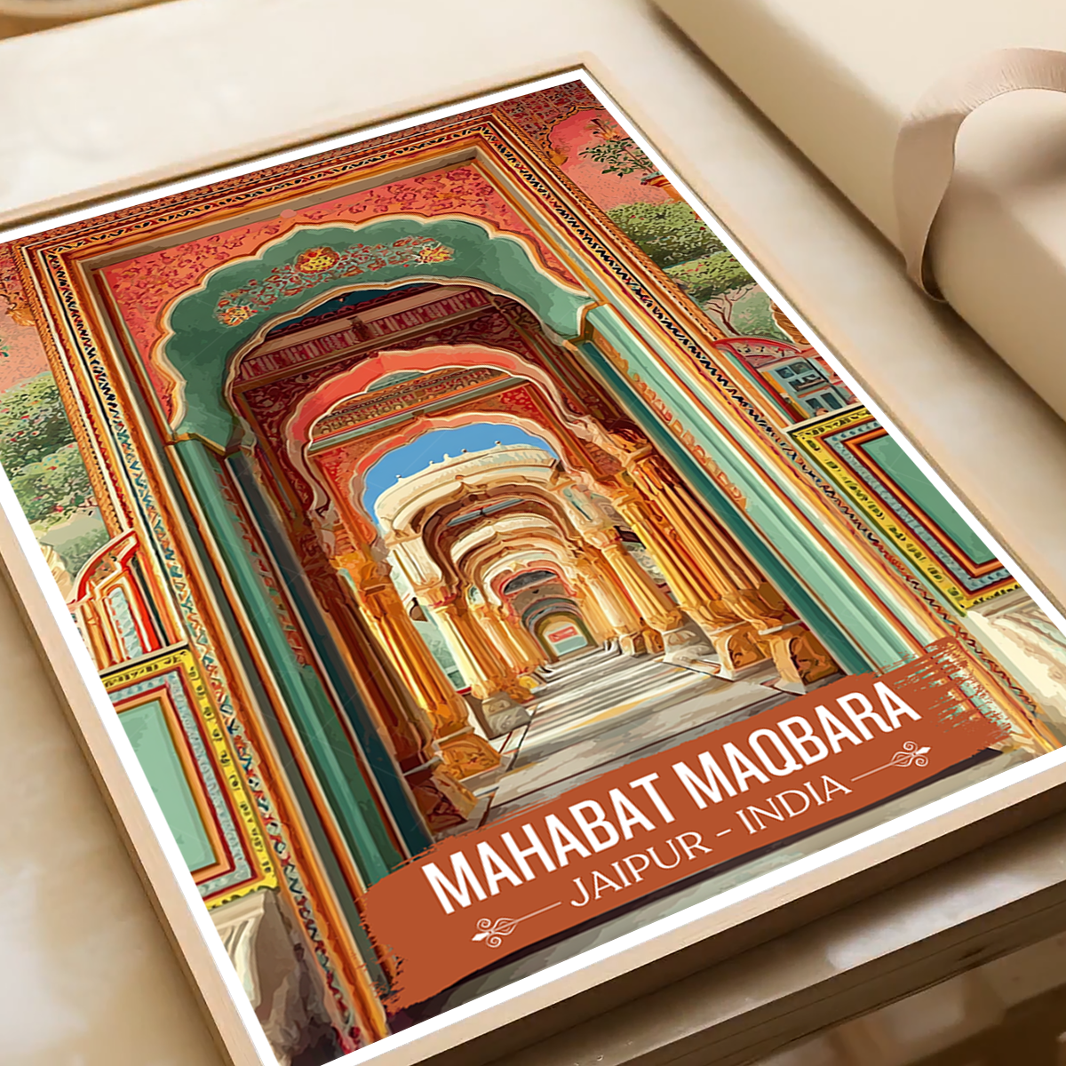 Mahabt Khan Mausoleum - Junagarh - India - Travel Wall Art Print Poster - Art Print - Travel Art Poster