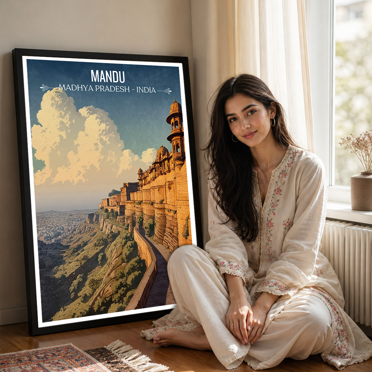Mandu - Madhya Pradesh - India - Travel Wall Art Print Poster - Art Print - Travel Art Poster